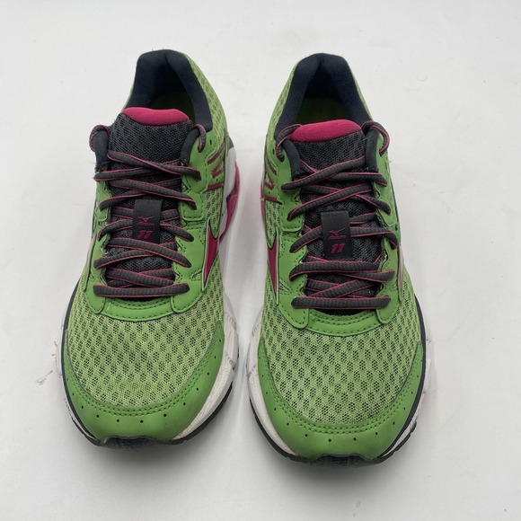 Mizuno Womens Wave Inspire 11 Running Shoes Green Pink J1GD154459 Women's Size 8 - Picture 3 of 14